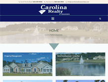 Tablet Screenshot of carolinarealtyassociates.com
